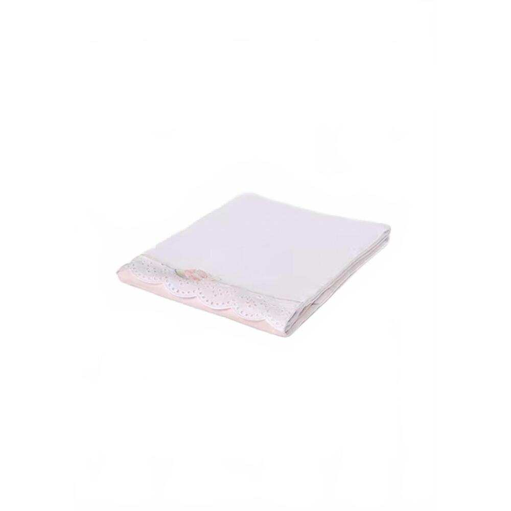 NEW MAYORAL floral trim blanket in nude